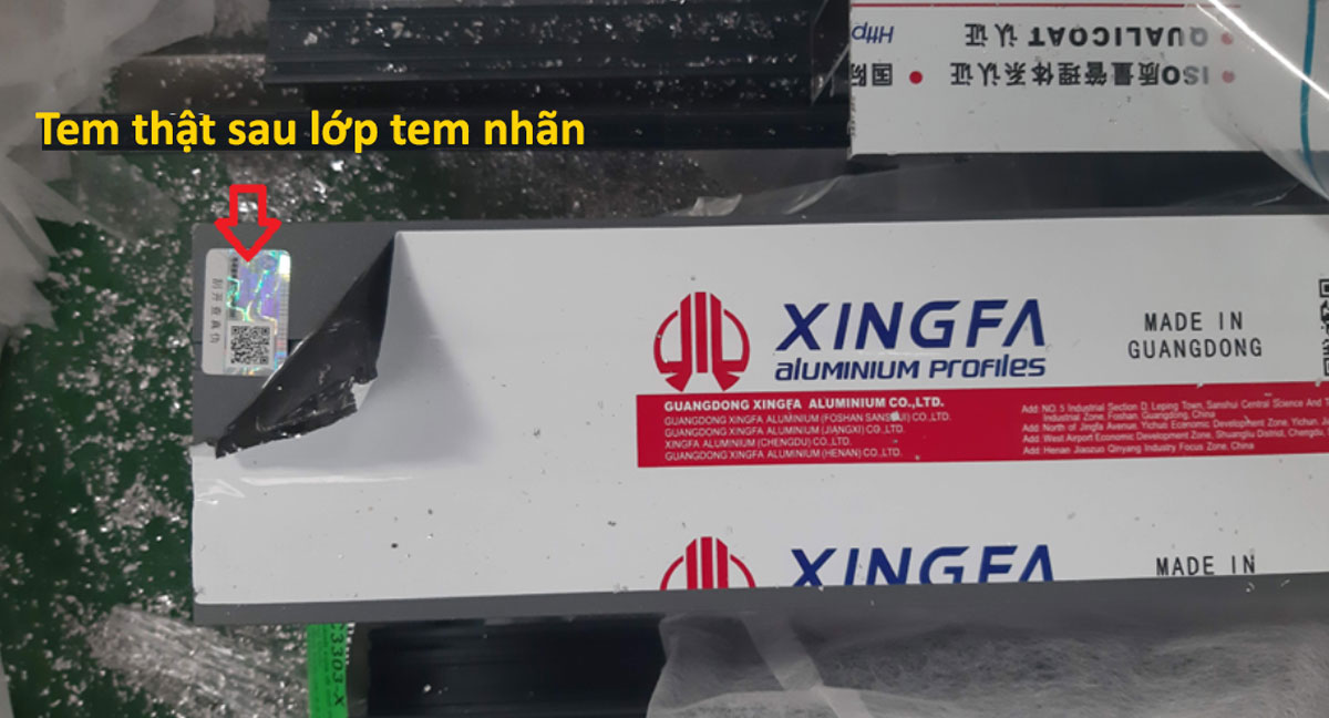 Phân biệt cửa nhôm Xingfa thật