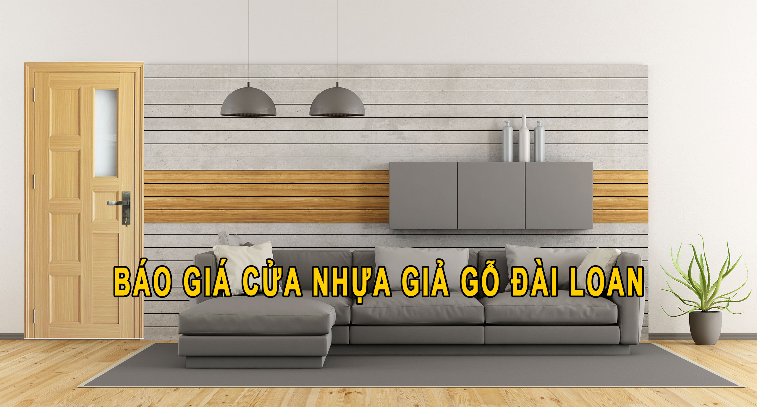 cửa nhựa giả gỗ Đài loan