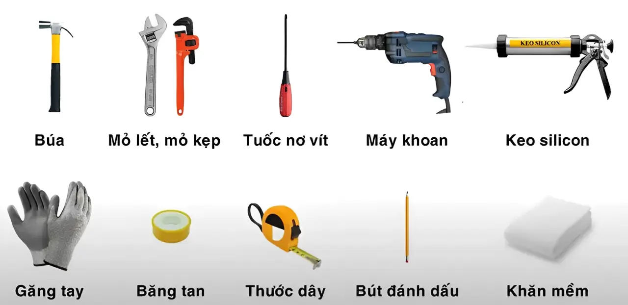 Một số vật liệu cần thiết khi lắp đặt cửa nhôm xingfa