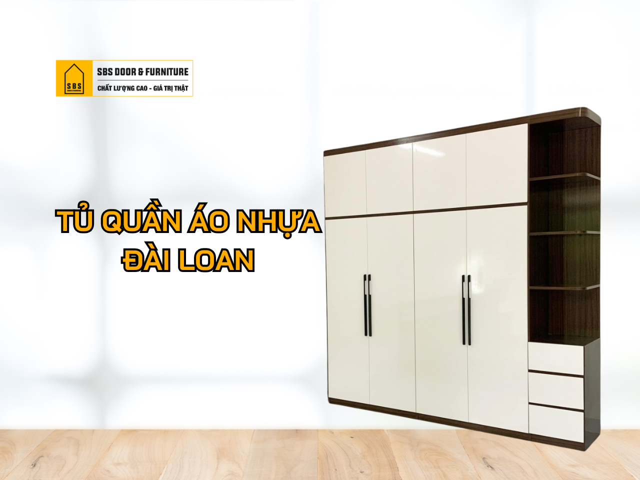 Tủ quần áo nhựa Đài Loan đẹp năm 2025