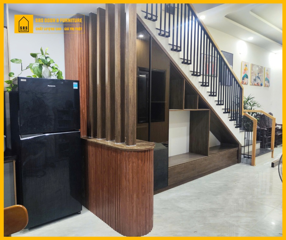tủ cầu thang chất liệu nhựa cao cấp