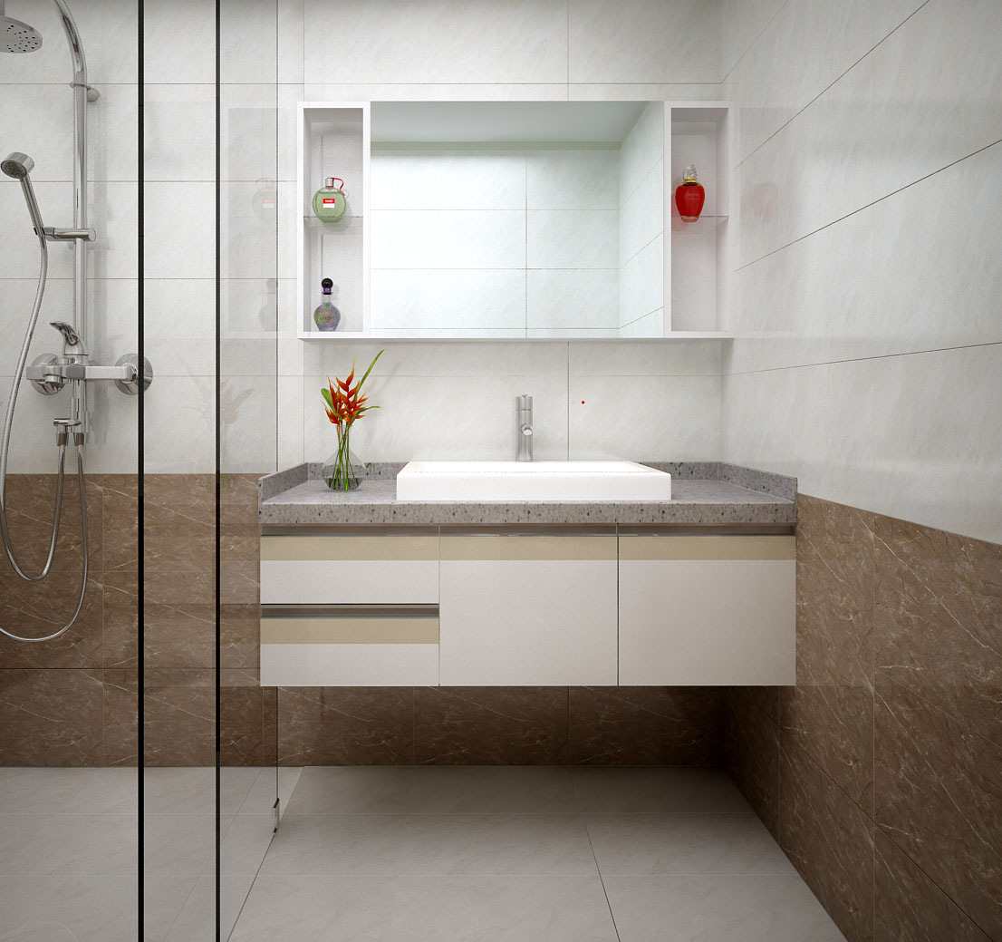Mẫu tủ nhựa Lavabo