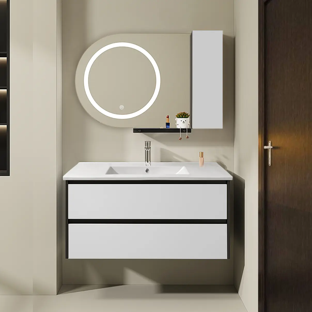 mẫu tủ nhựa lavabo đẹp, hiện đại