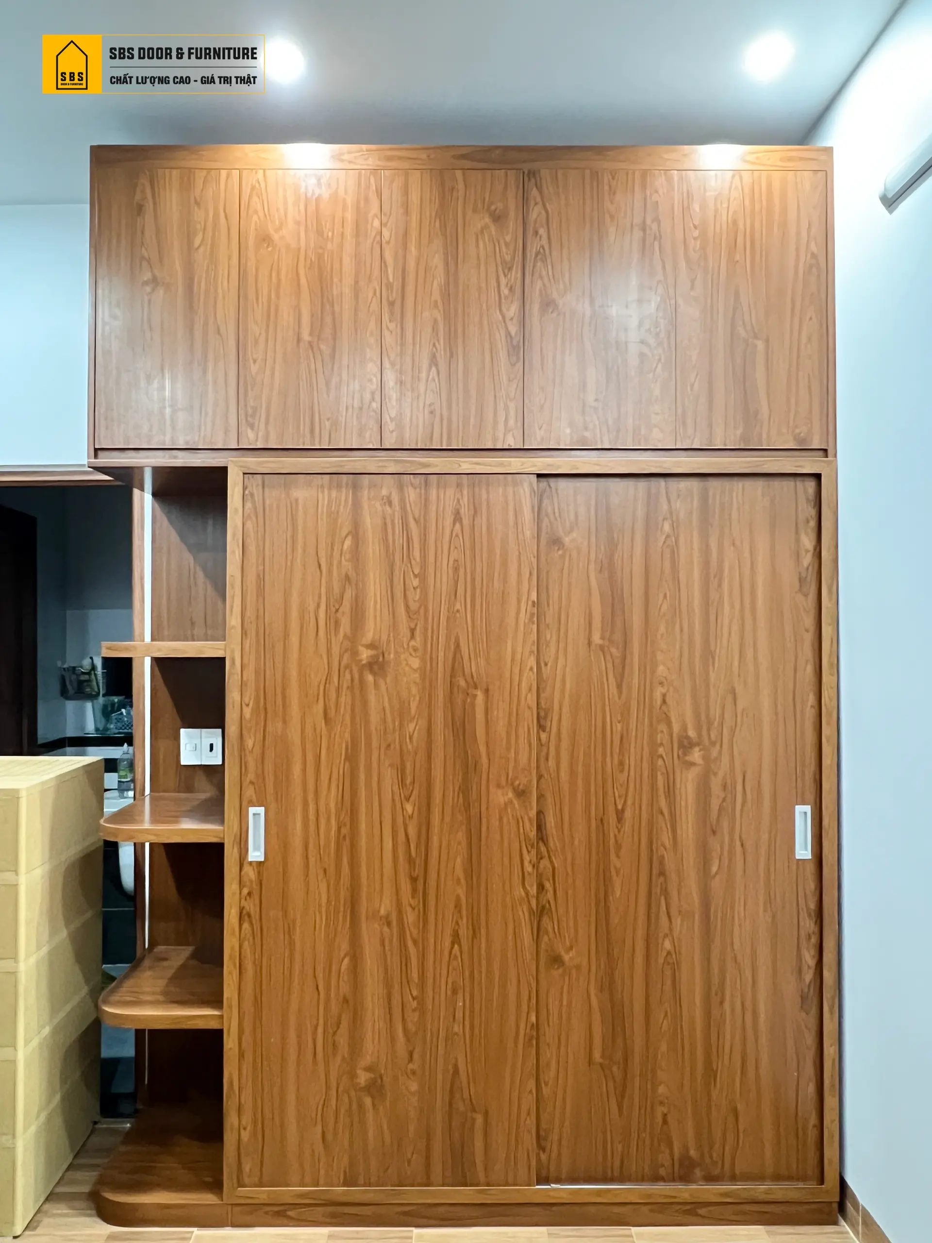 tủ quần áo nhựa vân gỗ đẹp