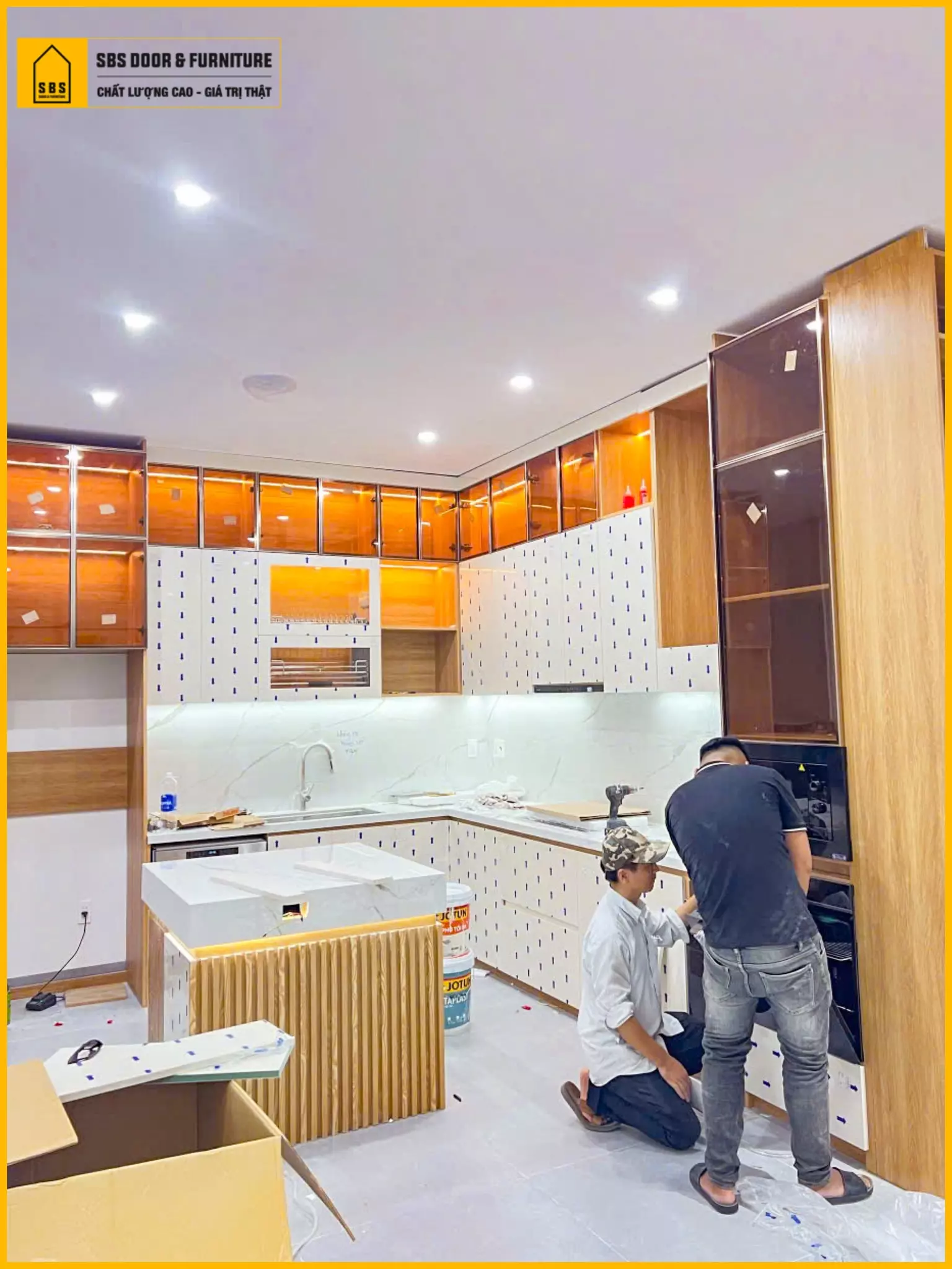 thi công tủ bếp tại Đà Nẵng