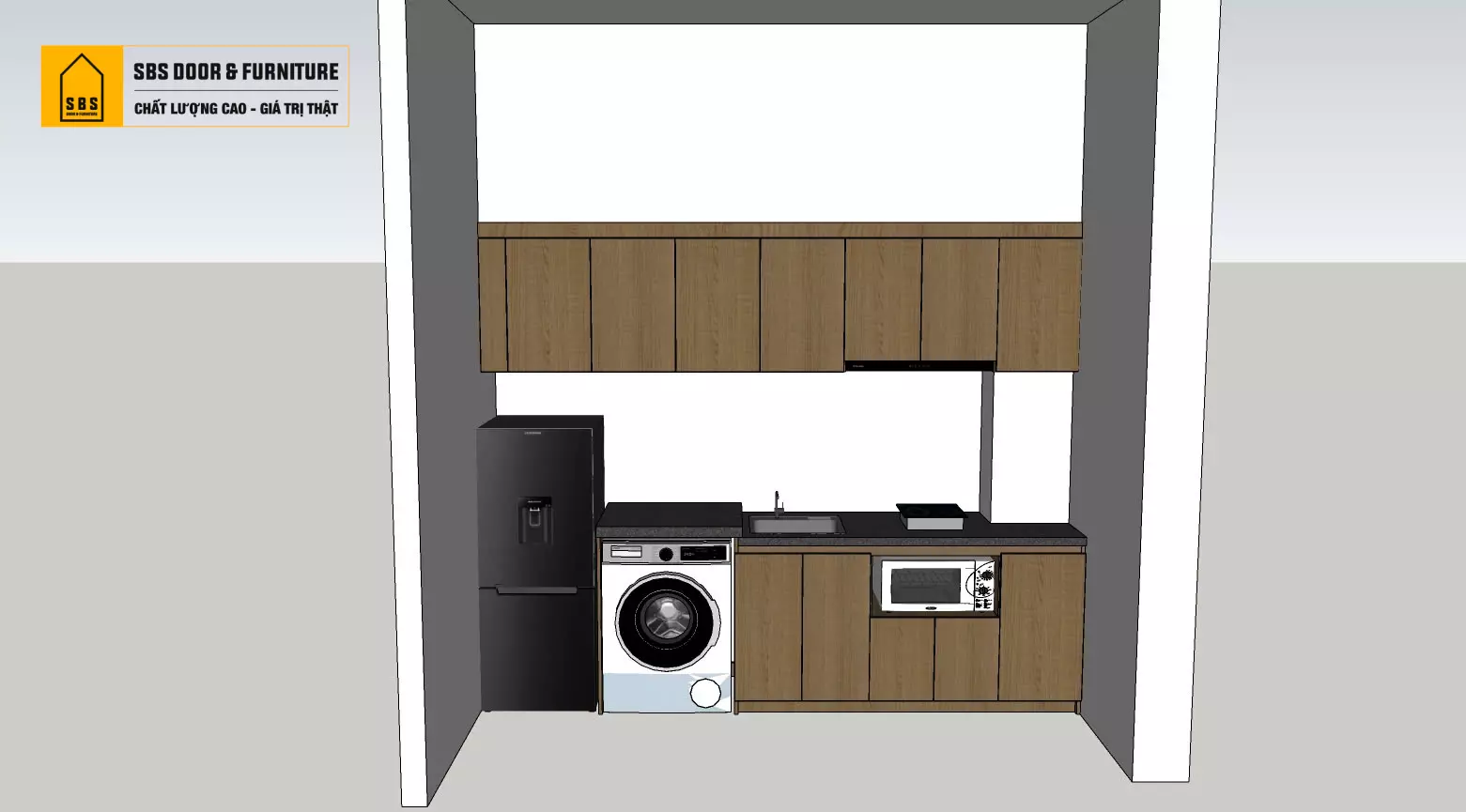 thi công tủ bếp nhựa ở Đà Nẵng