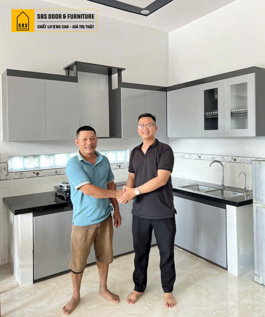 Thi công tủ bếp Đà Nẵng SBS DOOR