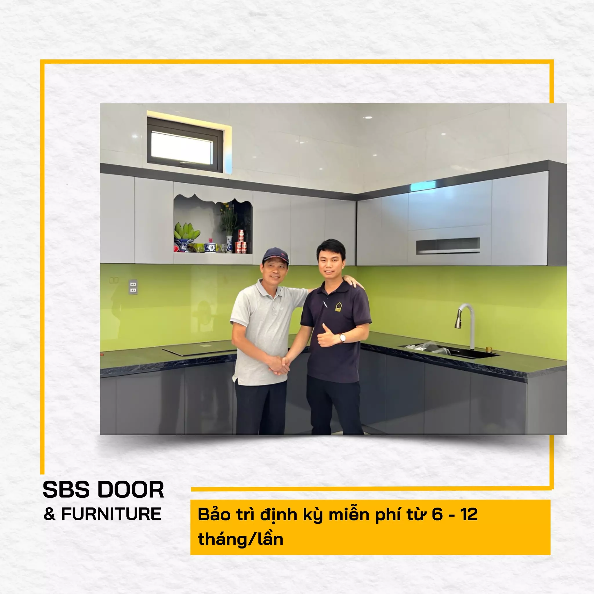 chính sách bảo hành thi công tủ bếp Đà Nẵng