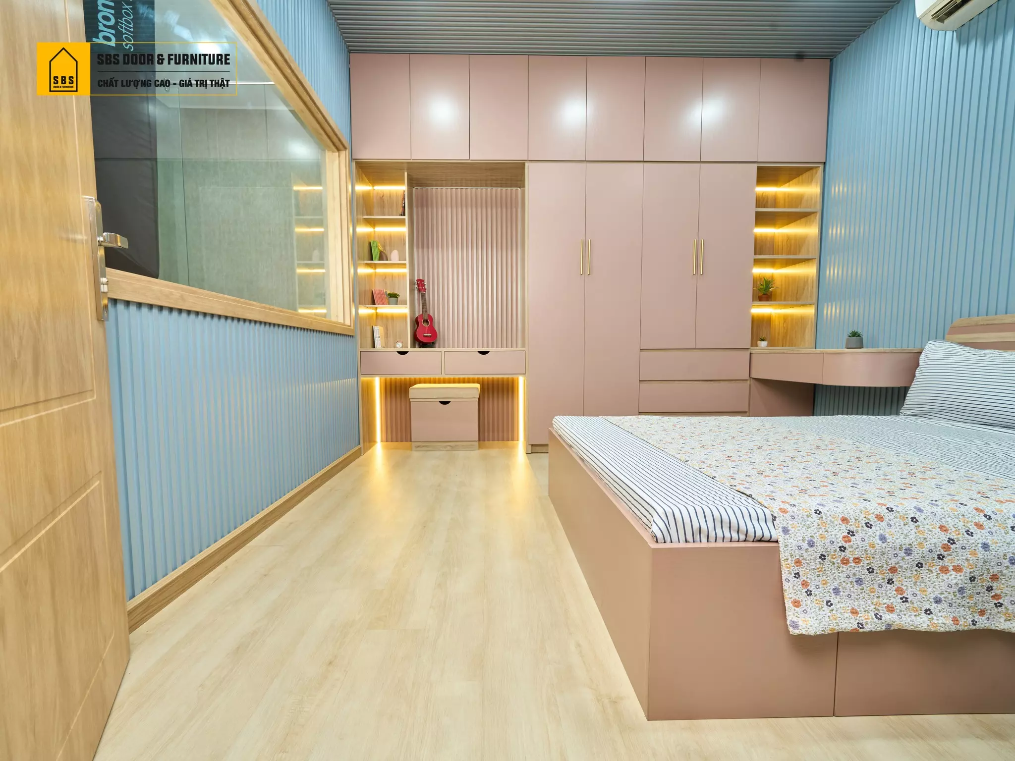 Mẫu tủ quần áo nhựa Đài Loan cho bé với 4 cánh tủ, hộc đựng đồ tiện nghi