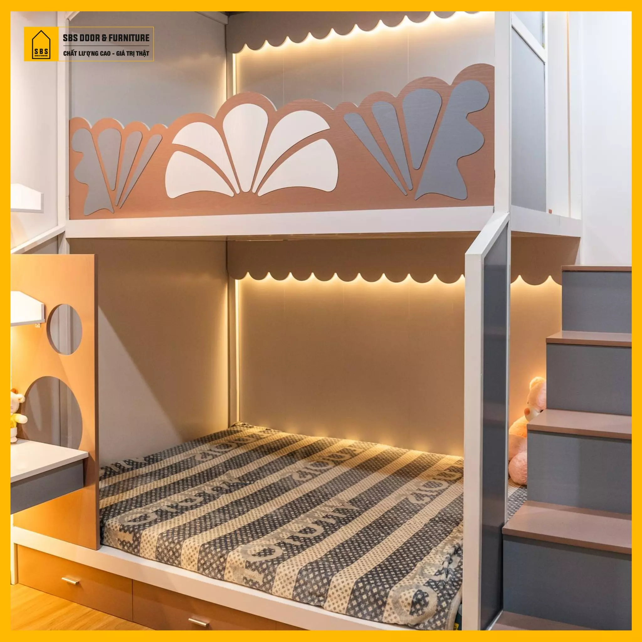 mẫu giường ngủ nhựa cho bé