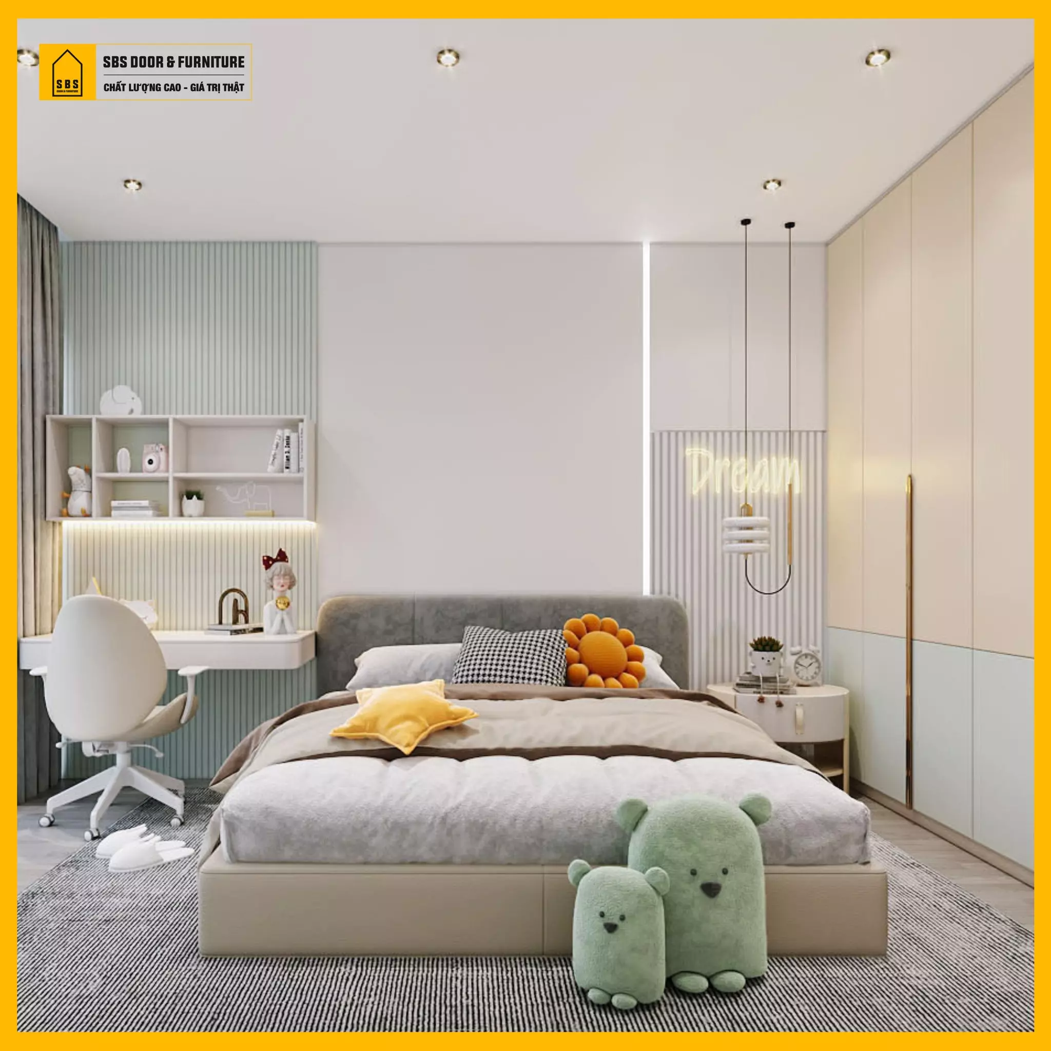 Giường ngủ nhựa cho bé nhỏ gọn