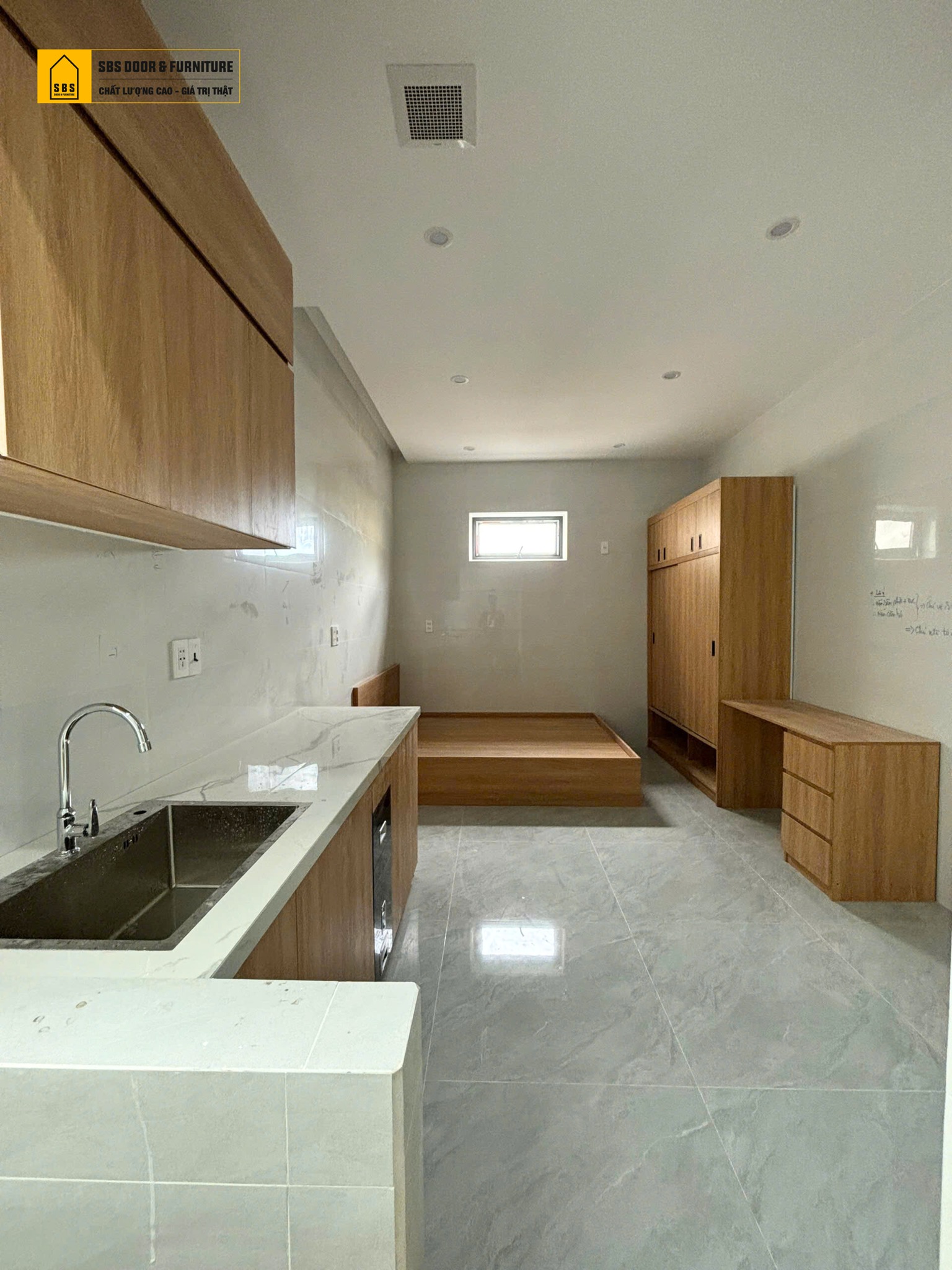 Nội thất nhựa căn hộ cho thuê khả năng chịu nước, chống ẩm tốt