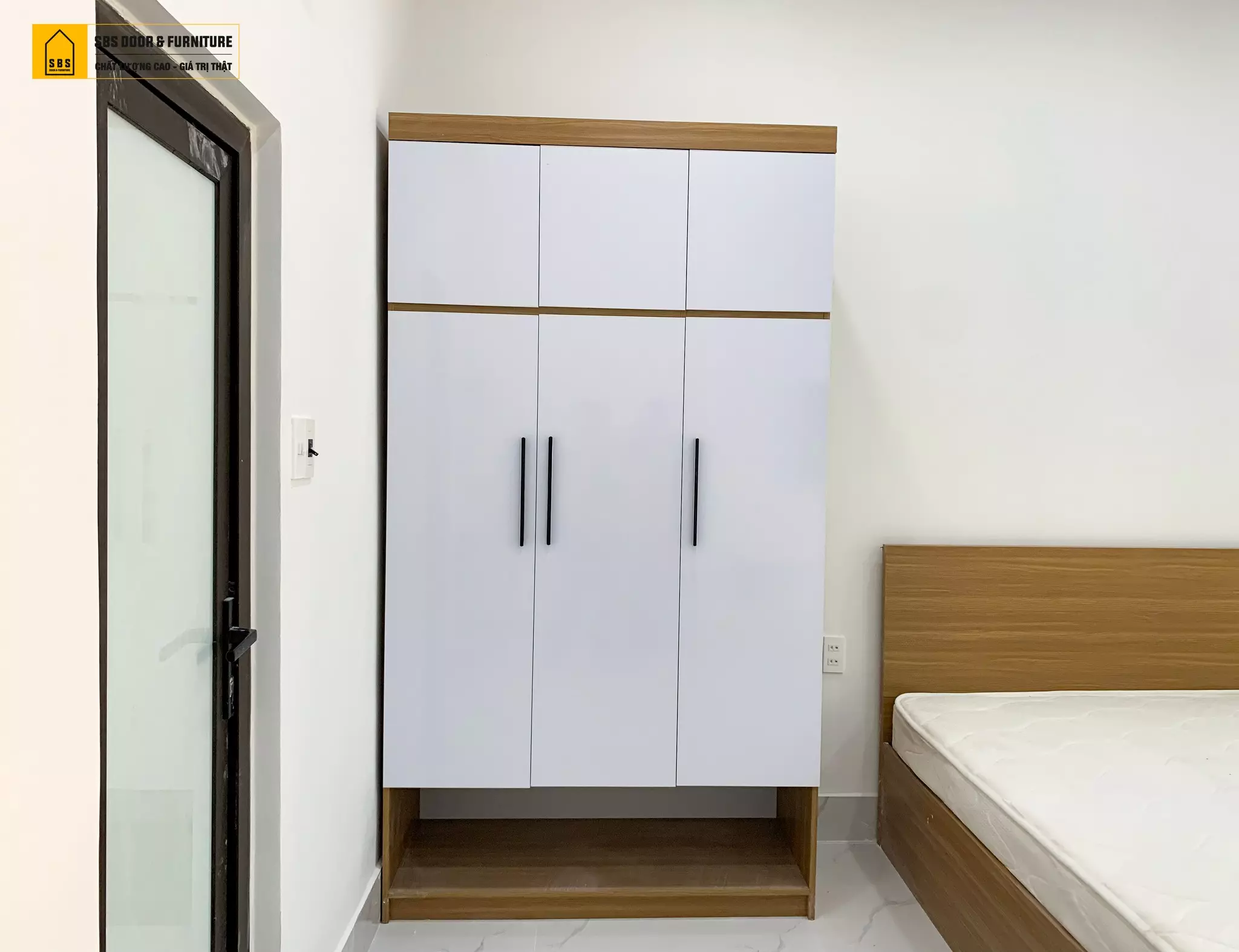 tủ quần áo nhựa phòng ngủ chung cư 