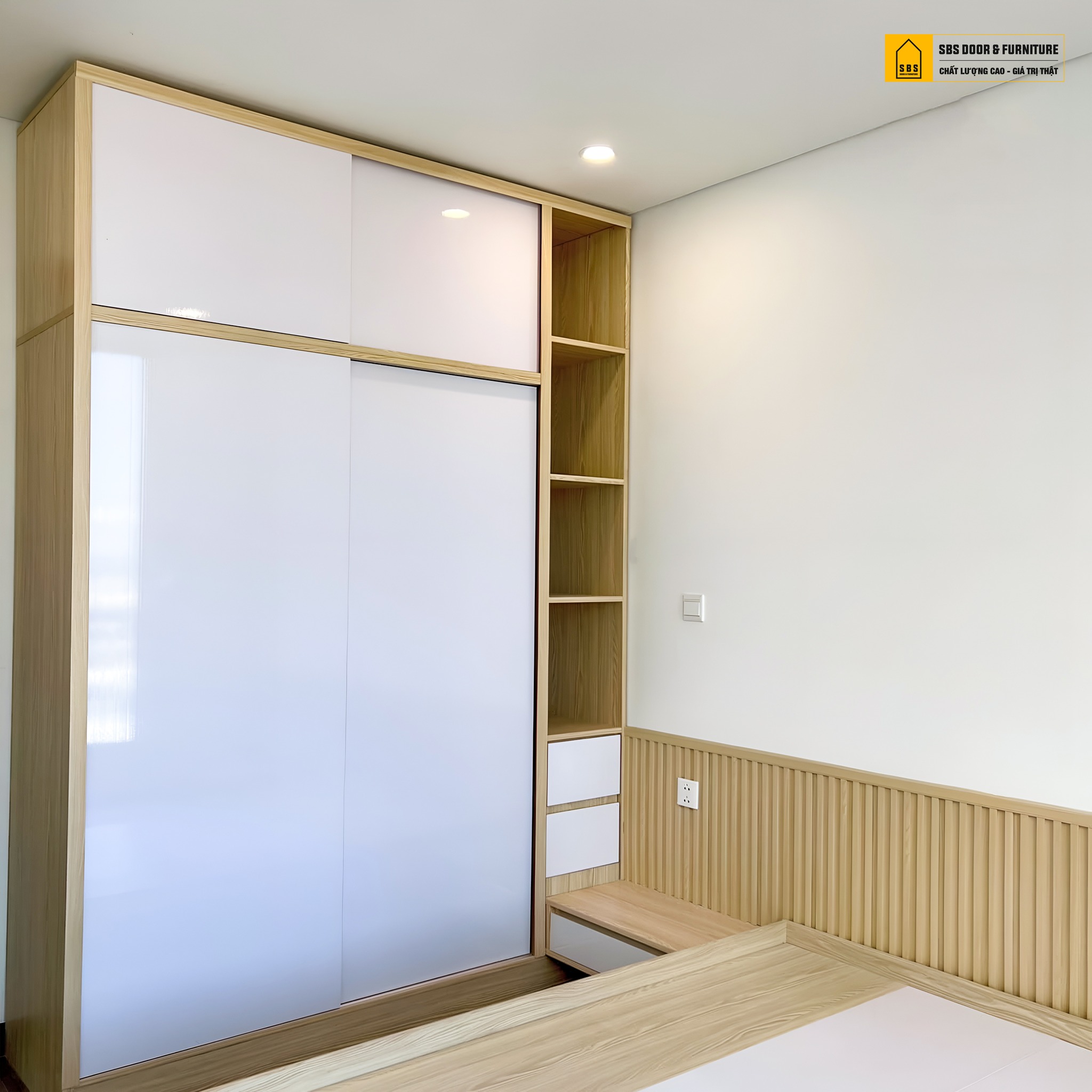 Mẫu tủ quần áo nhựa 2 cánh Đài Loan cao cấp