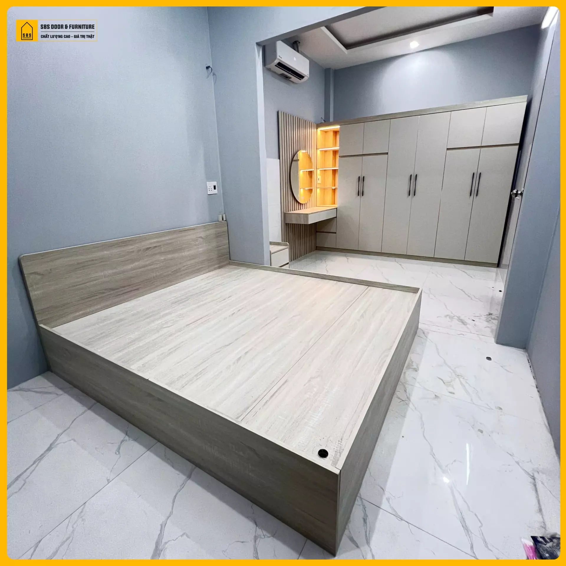 Giường ngủ nhựa Đài Loan phụ thuộc vào chất liệu, kích thước, kiểu dáng