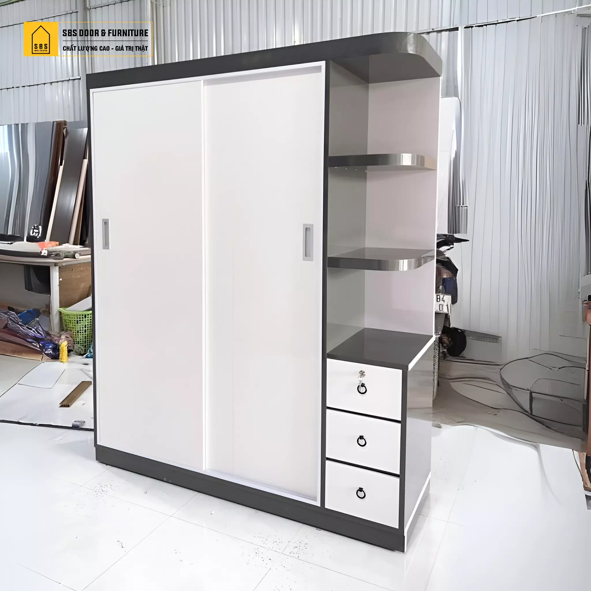 báo giá và thi công tủ áo quần nhựa Harmony 