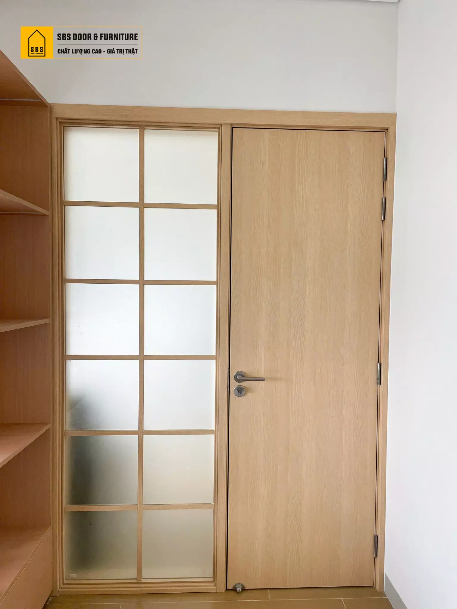 Thiết kế cửa lùa tiện lợi, tối ưu không gian