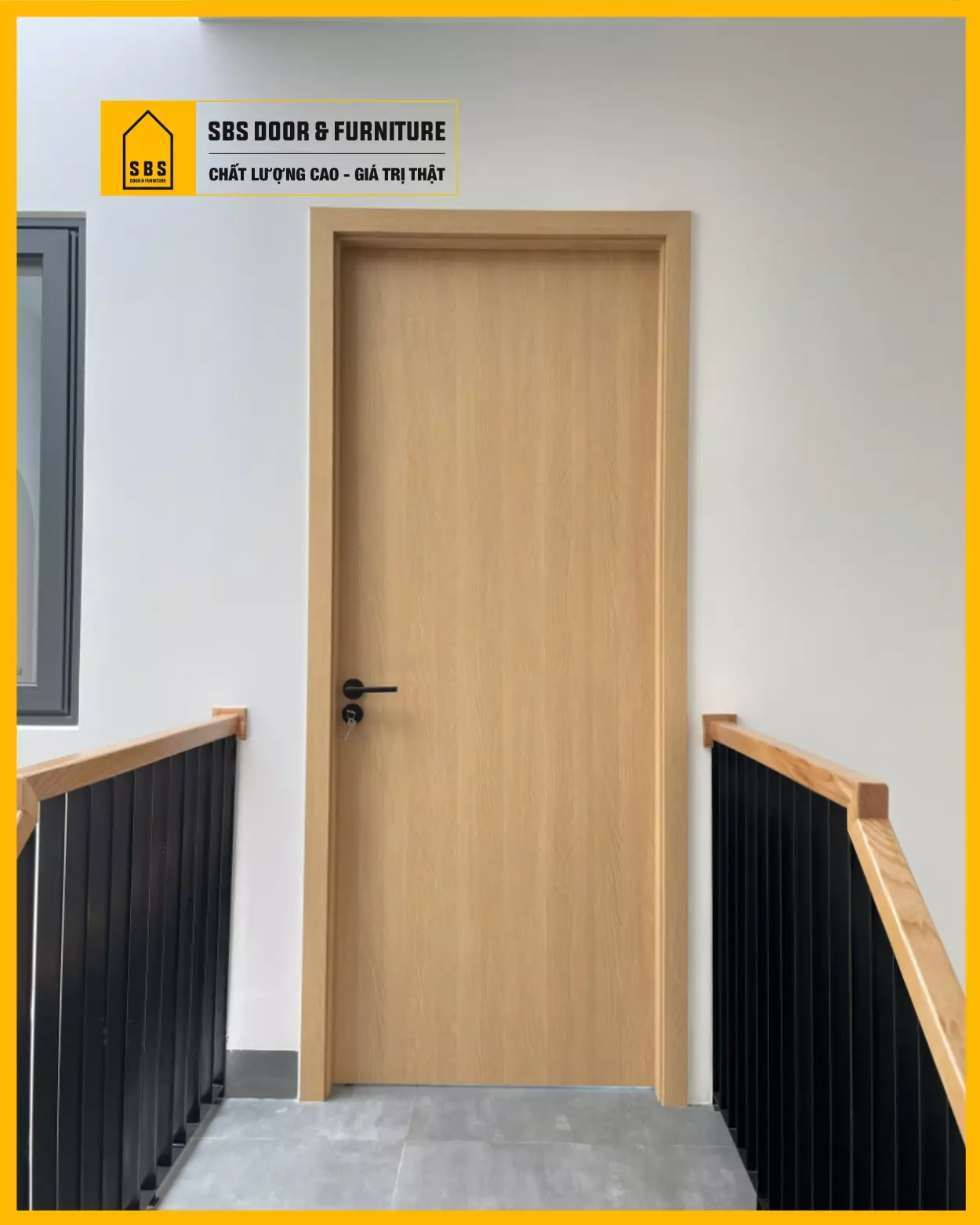 Cửa nhựa cho homestay với độ bền cao, khả năng chống mối mọt tốt