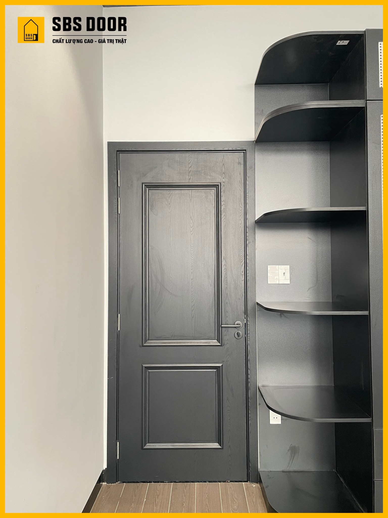 Cửa Composite  mang lại cảm giác sang trọng và riêng tư