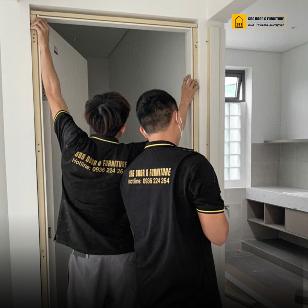 SBS DOOR Thi công lắp đặt cửa nhựa Đài Loan uy tín