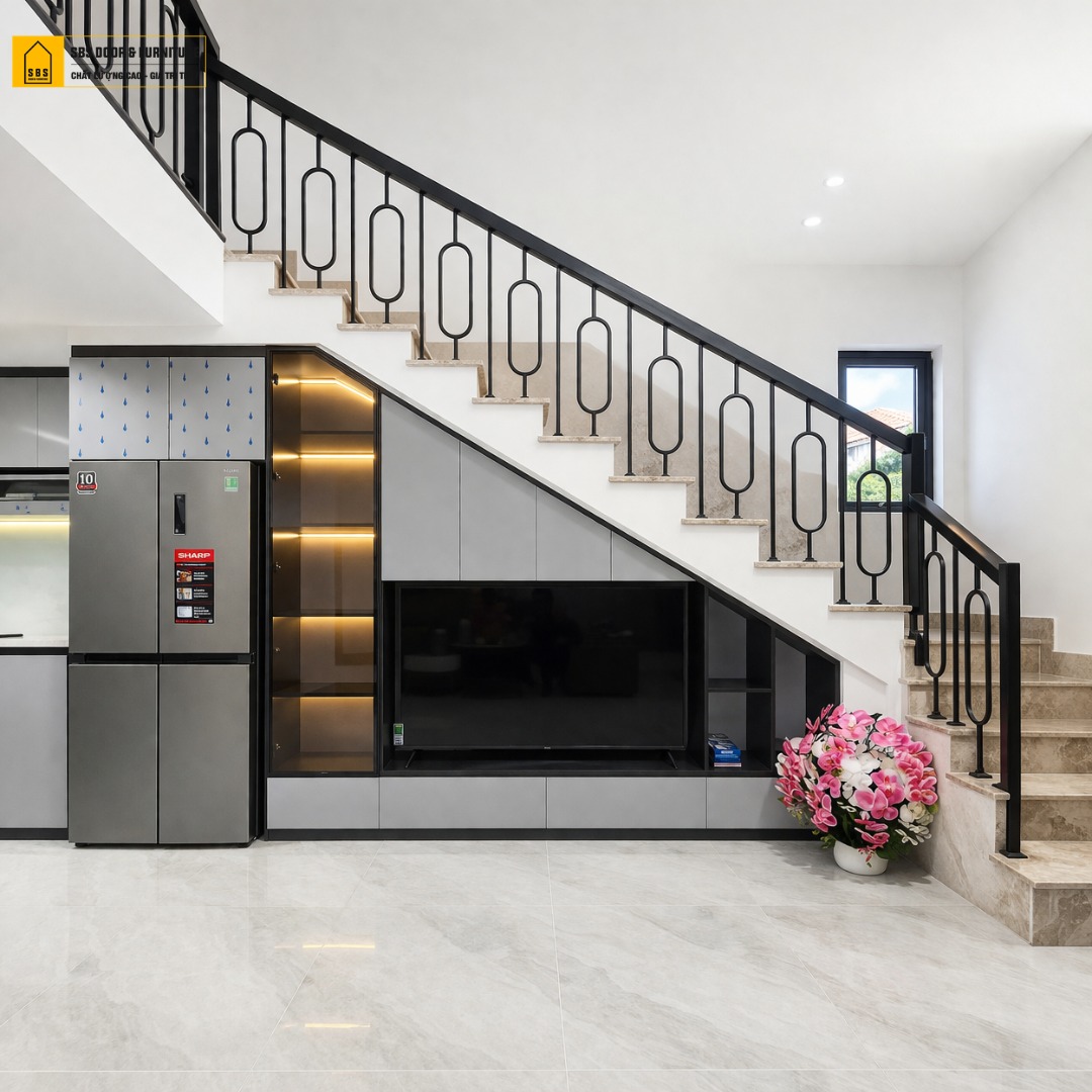 Mẫu tủ rượu cánh kính đẹp